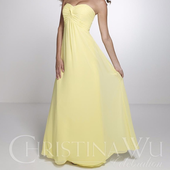 [NWT] Christina Wu Strapless Maxi - Mint, S - Picture 7 of 7